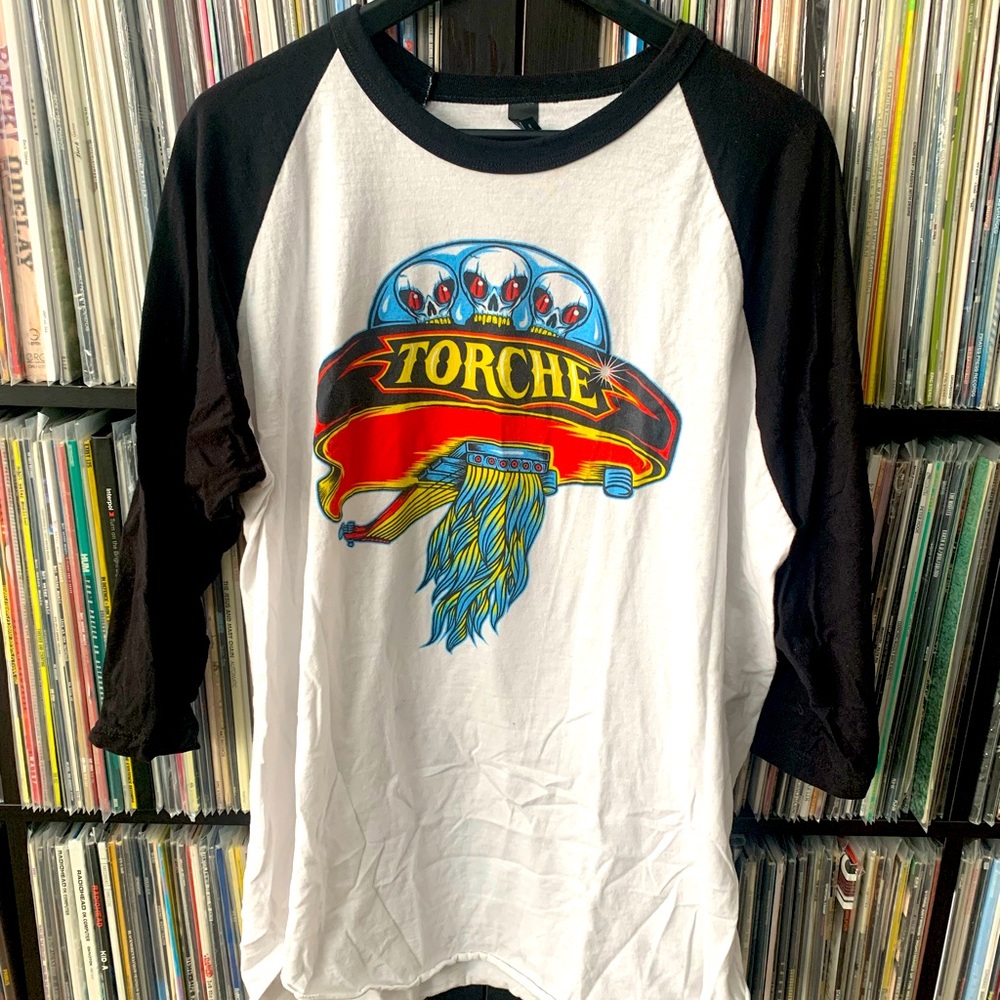 Torche - “Boston”- XL- 3/4 sleeve Baseball T-Shirt